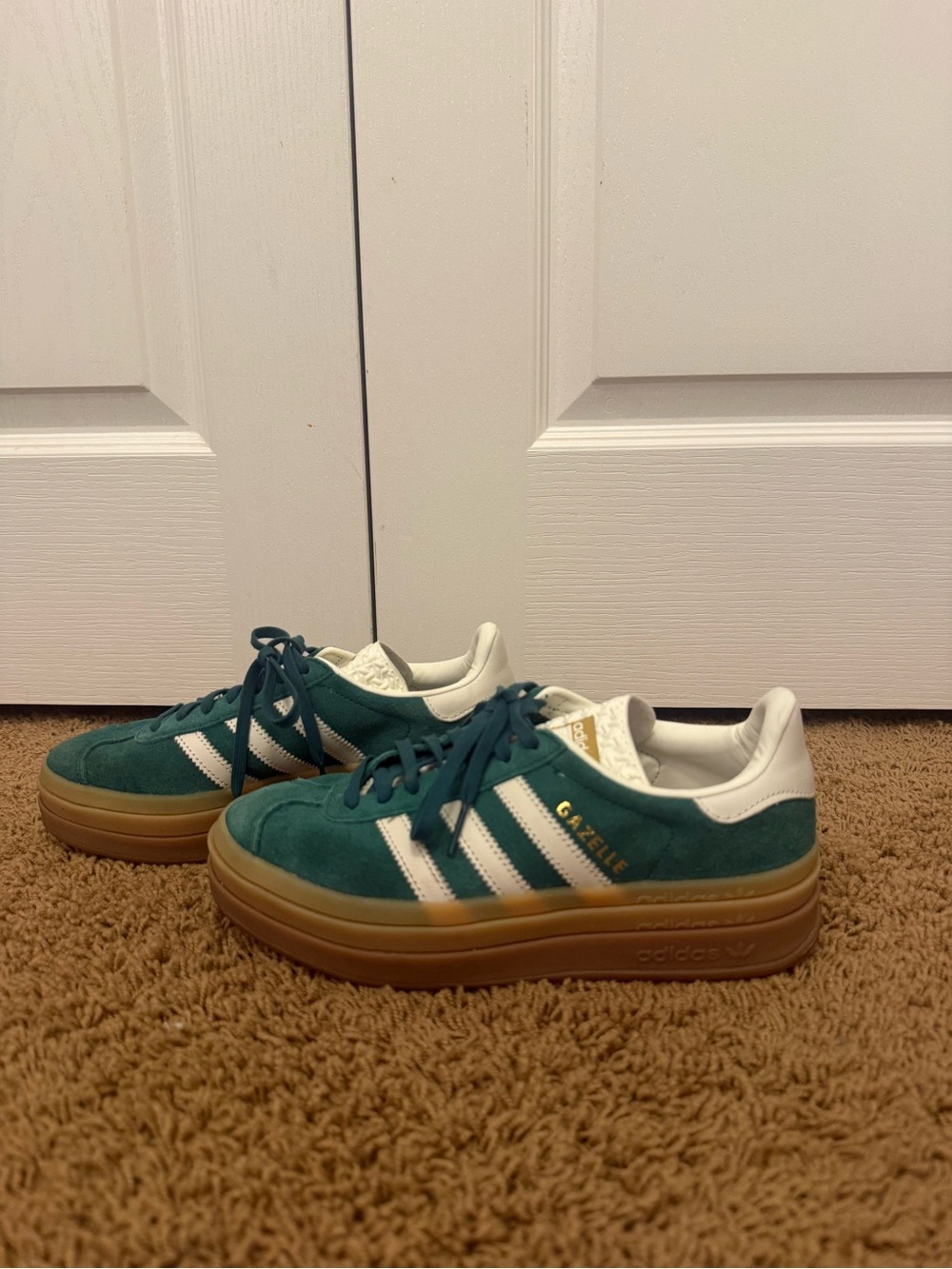 Adidas Green Gazelles